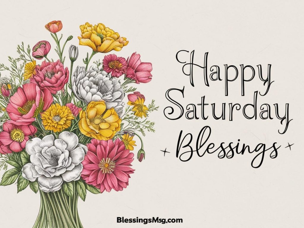 130 Happy Saturday Blessings Quotes, Prayers & Images 2025