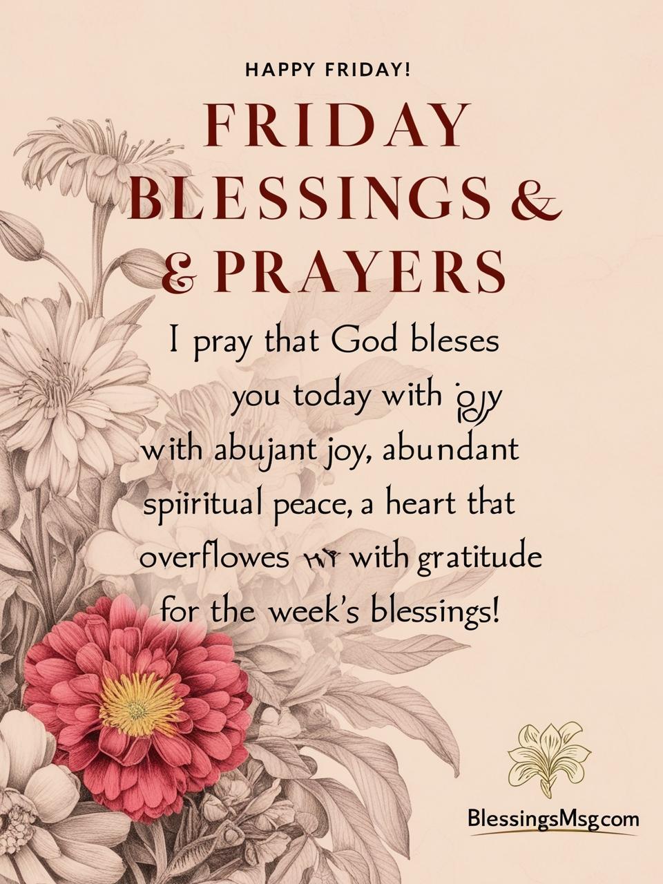 Friday Blessings