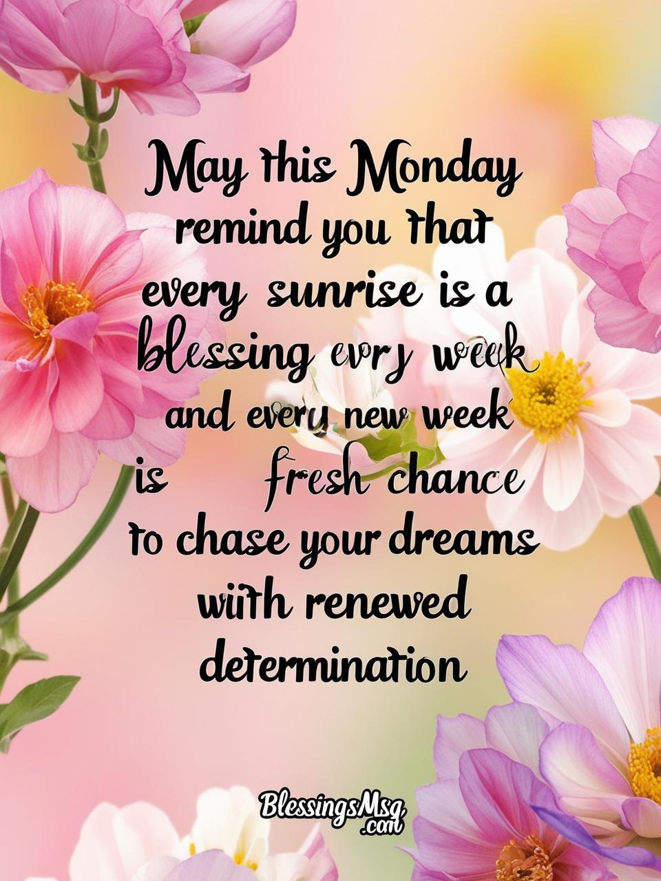 Good Morning Monday Blessings