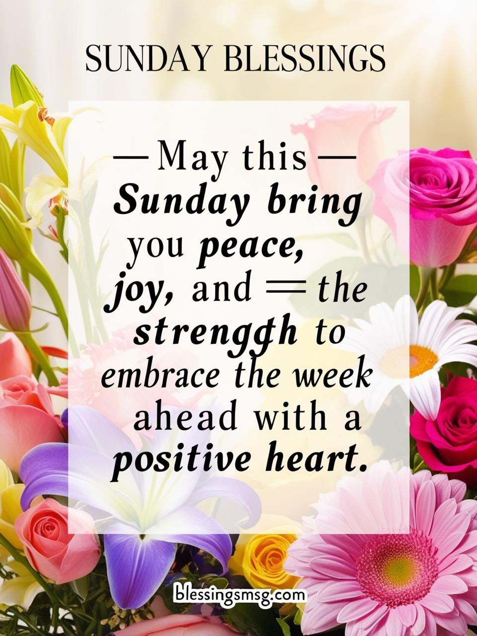 Happy Sunday Blessings and Quotes