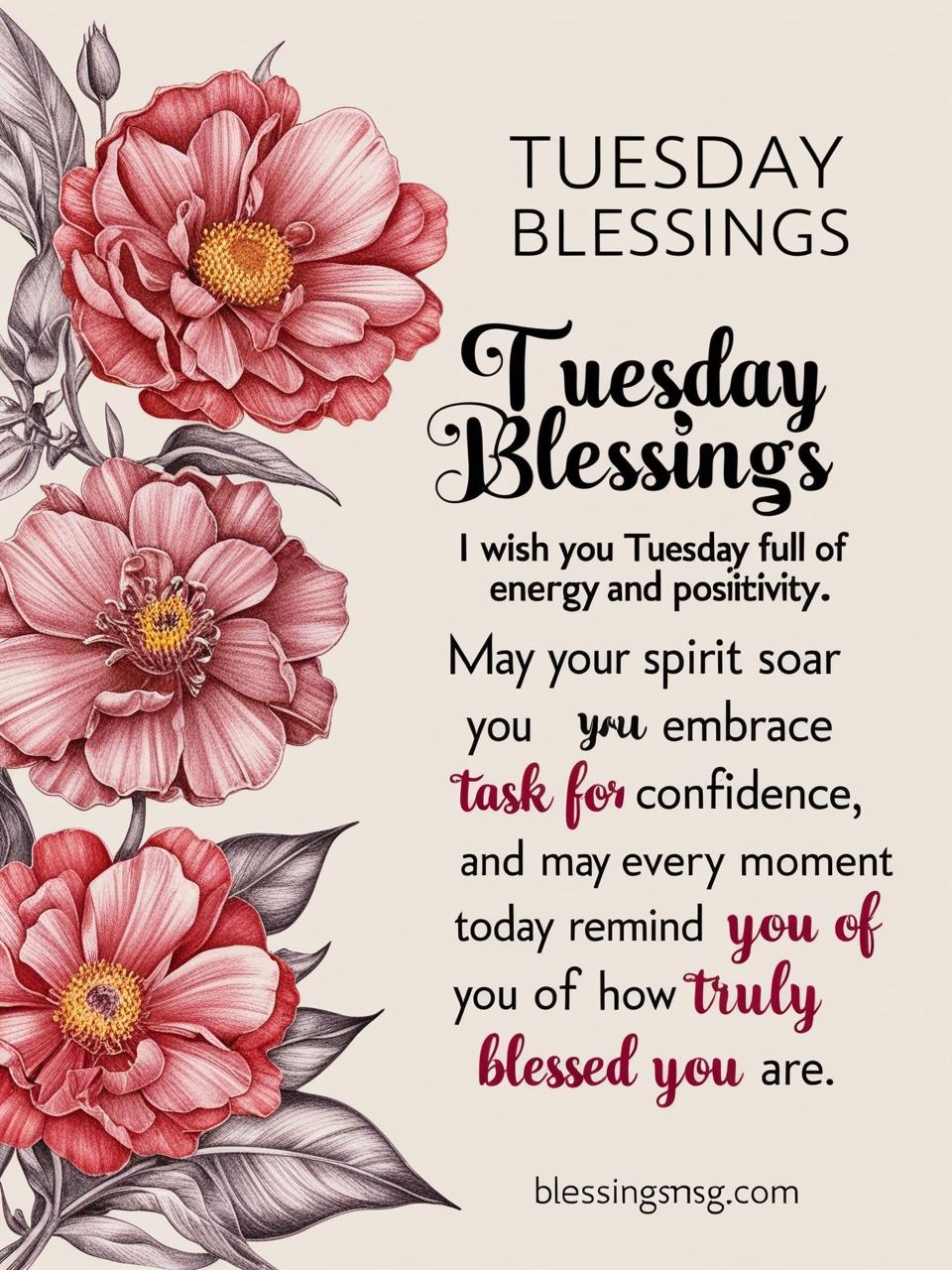 Inspiration Tuesday Blessings and Quotes