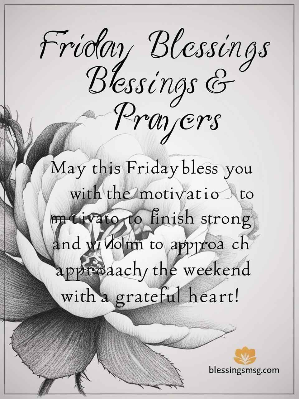 Inspirational Friday Blessings