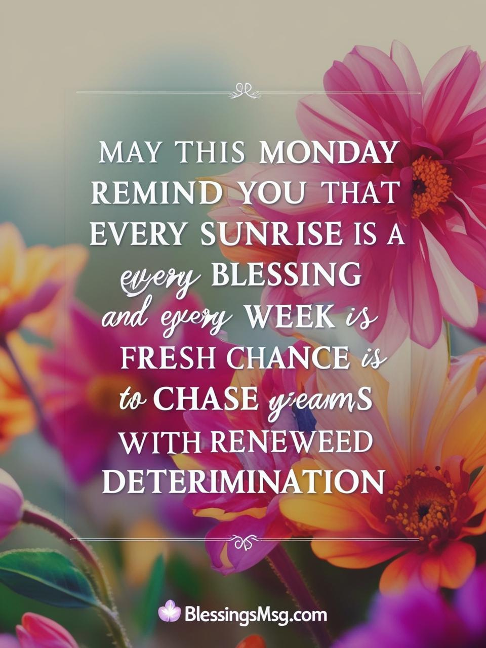 Monday Blessings Quotes