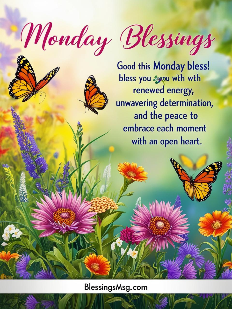 Positive Monday Blessings