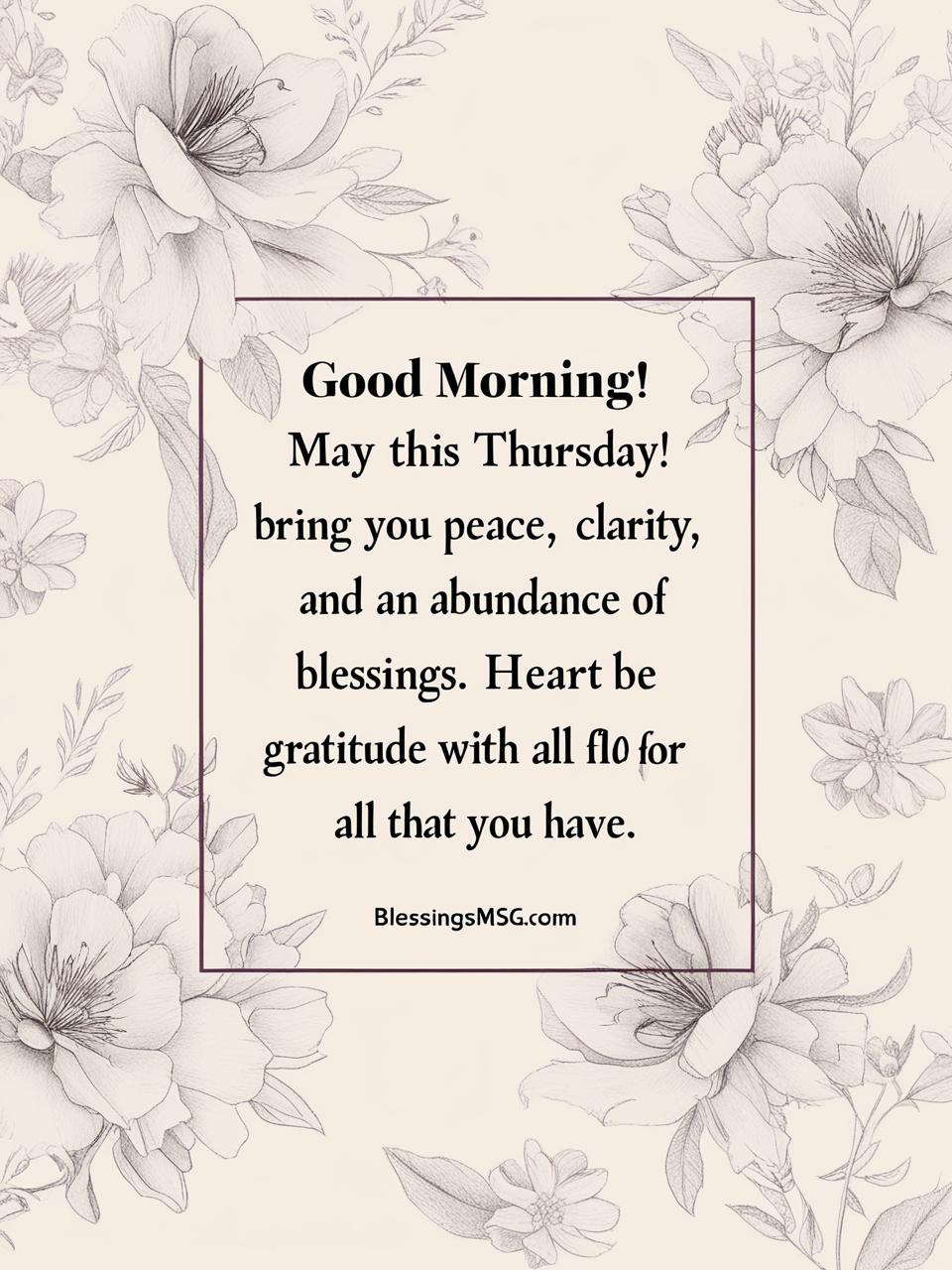 Positive Thursday Blessings