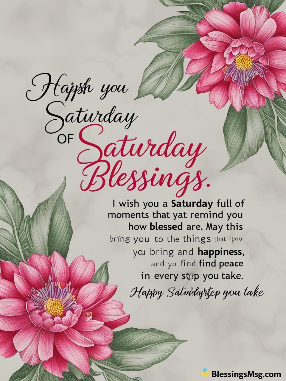 Saturday Blessings