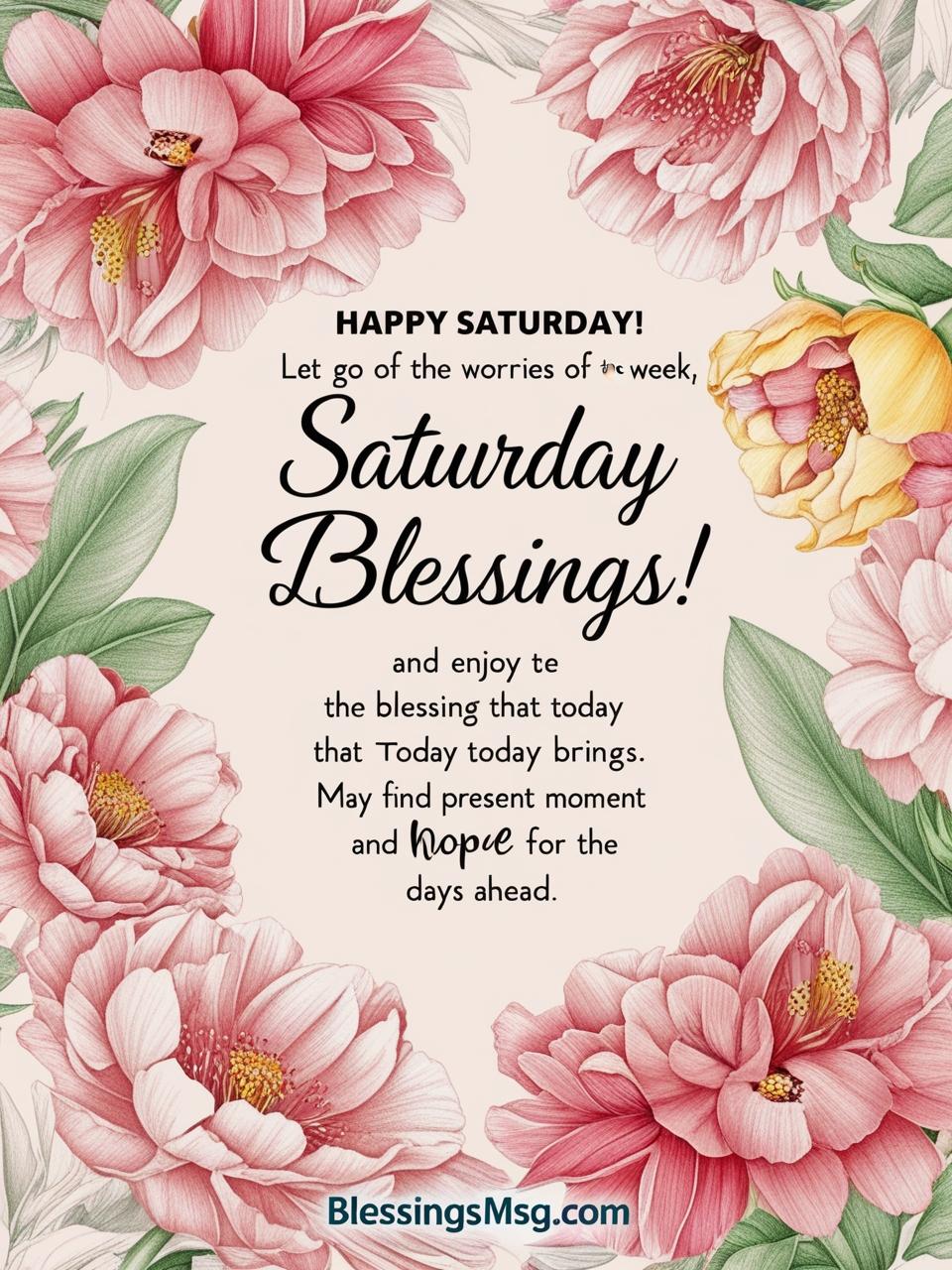 Saturday Blessings Images