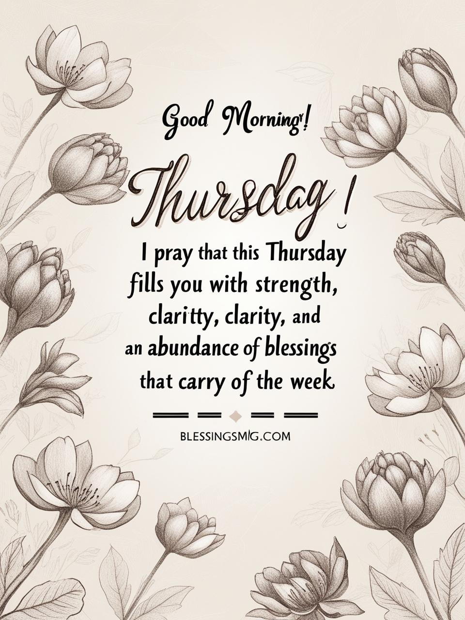 Spiritual Inspiration Thursday Blessings