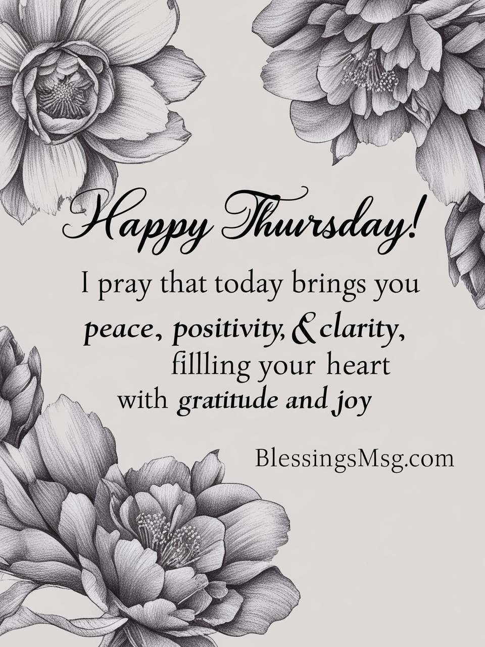 Thursday Blessings and Prayers