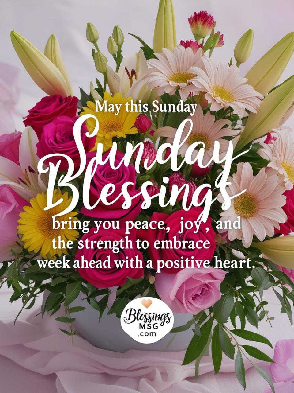 Top 20 Sunday Blessings