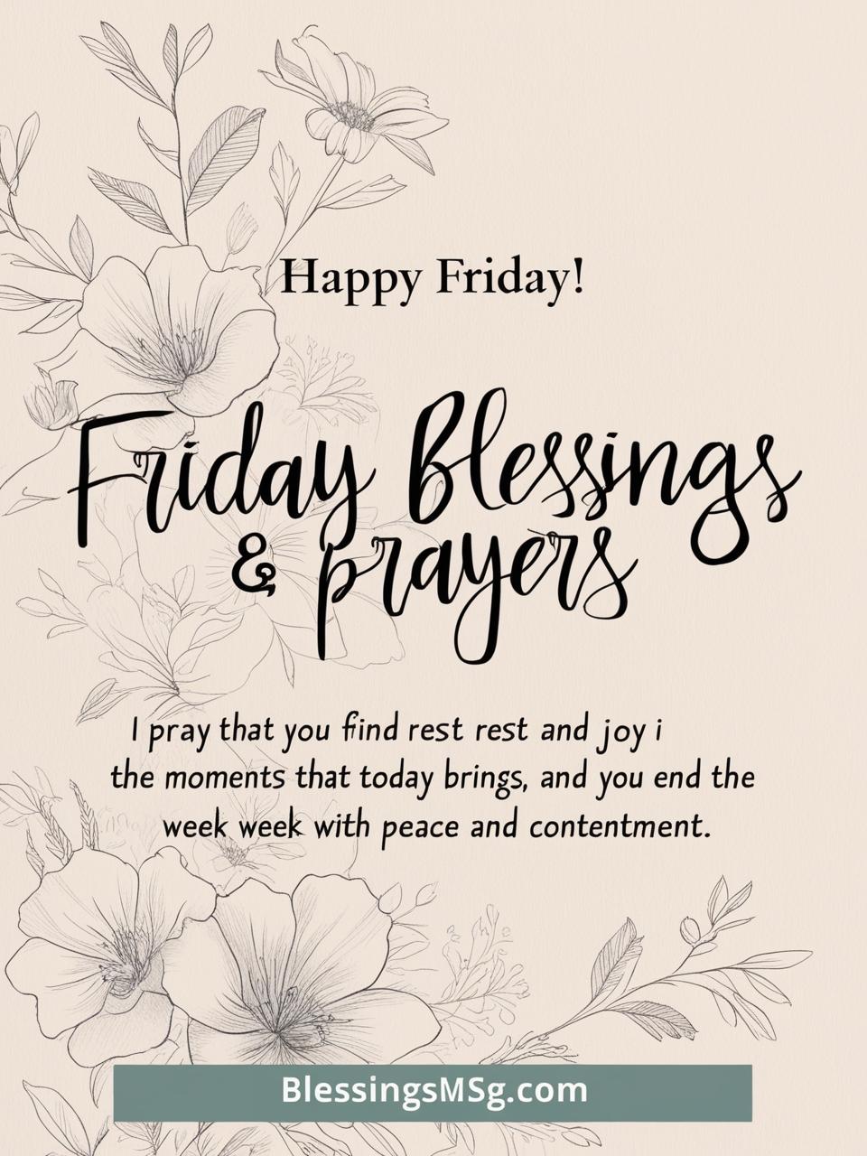 Weekend Friday Blessings