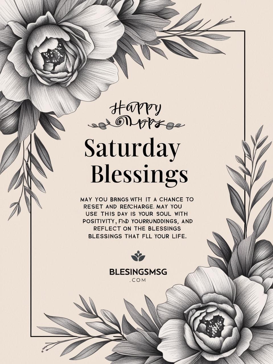 Weekend Saturday Blessings