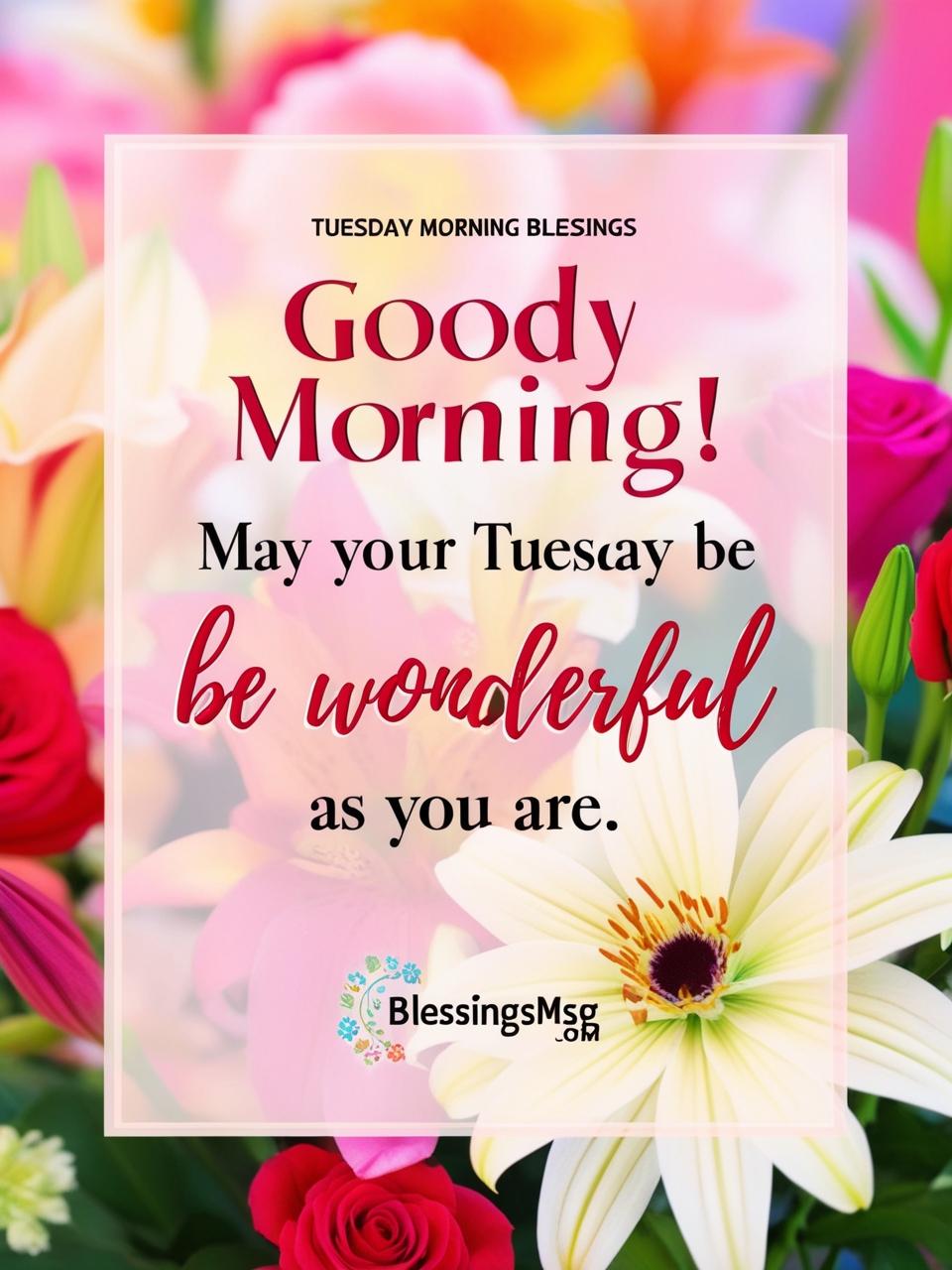 Good Morning Tuesday Blessings Images And Quotes