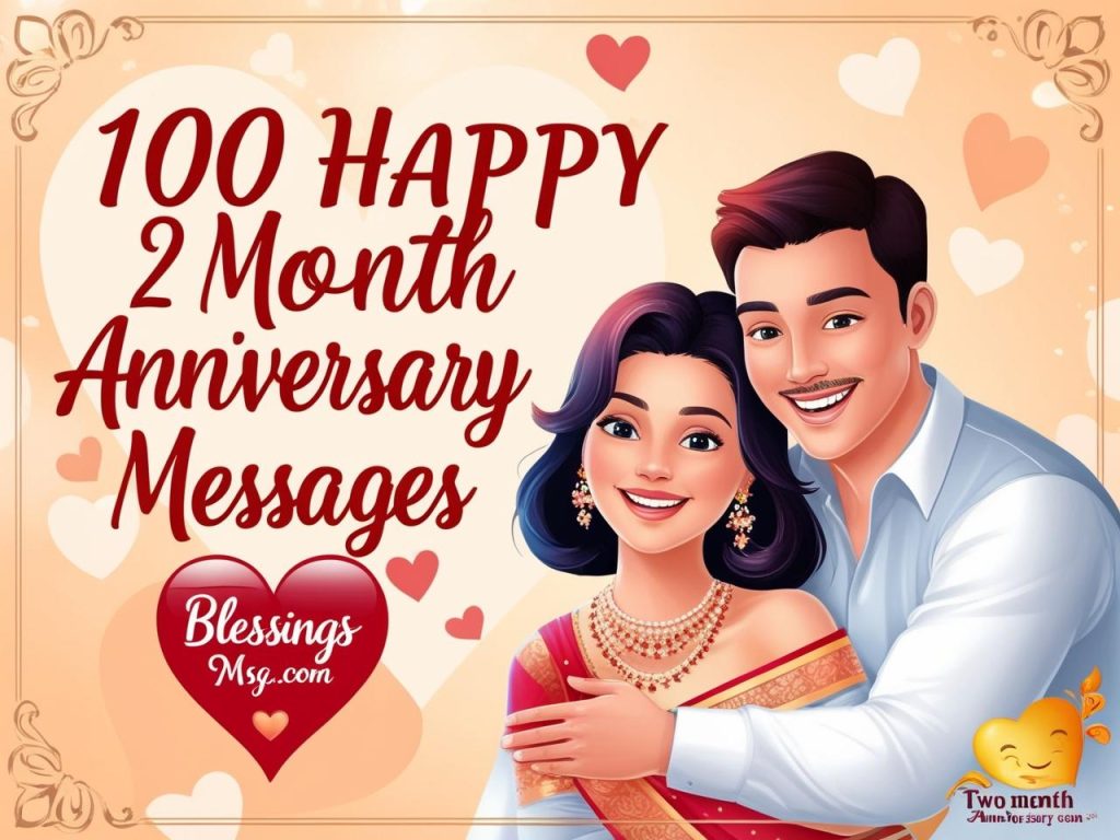 100 Sweet Happy 2 Month Anniversary Messages & Paragraphs