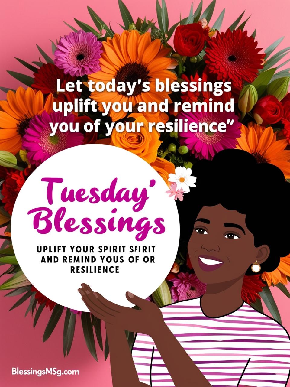 African American Tuesday Blessings Images