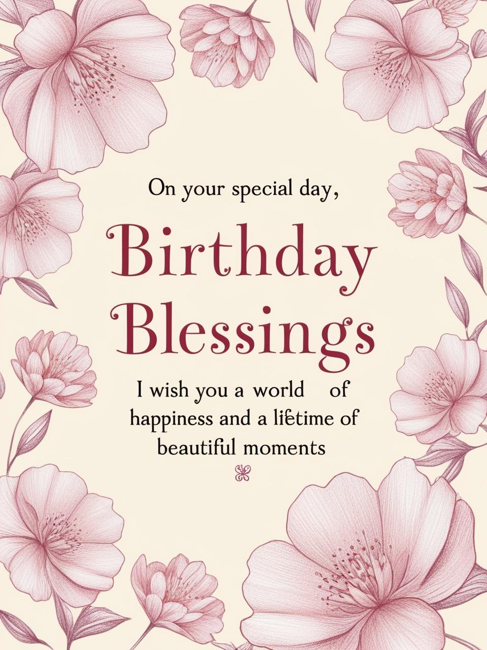 Birthday Blessings For Sister