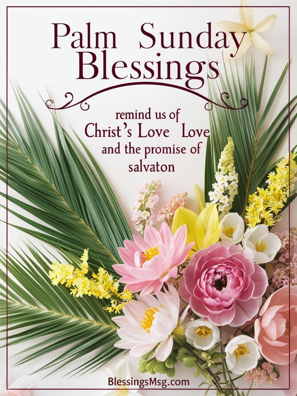 Catholic Palm Sunday Blessings