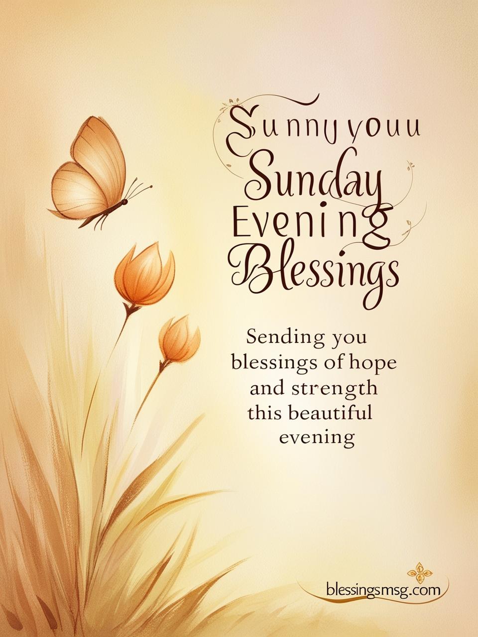 Evening Sunday Blessings Images Download