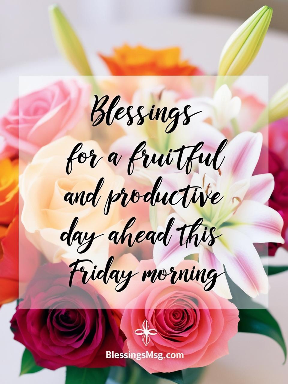 Friday Morning Blessings And Prayers