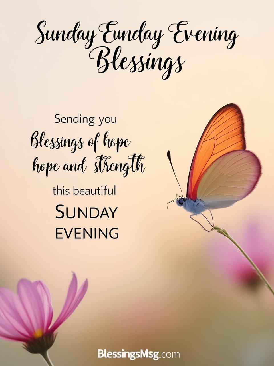 Good Evening Sunday Blessings Images Download