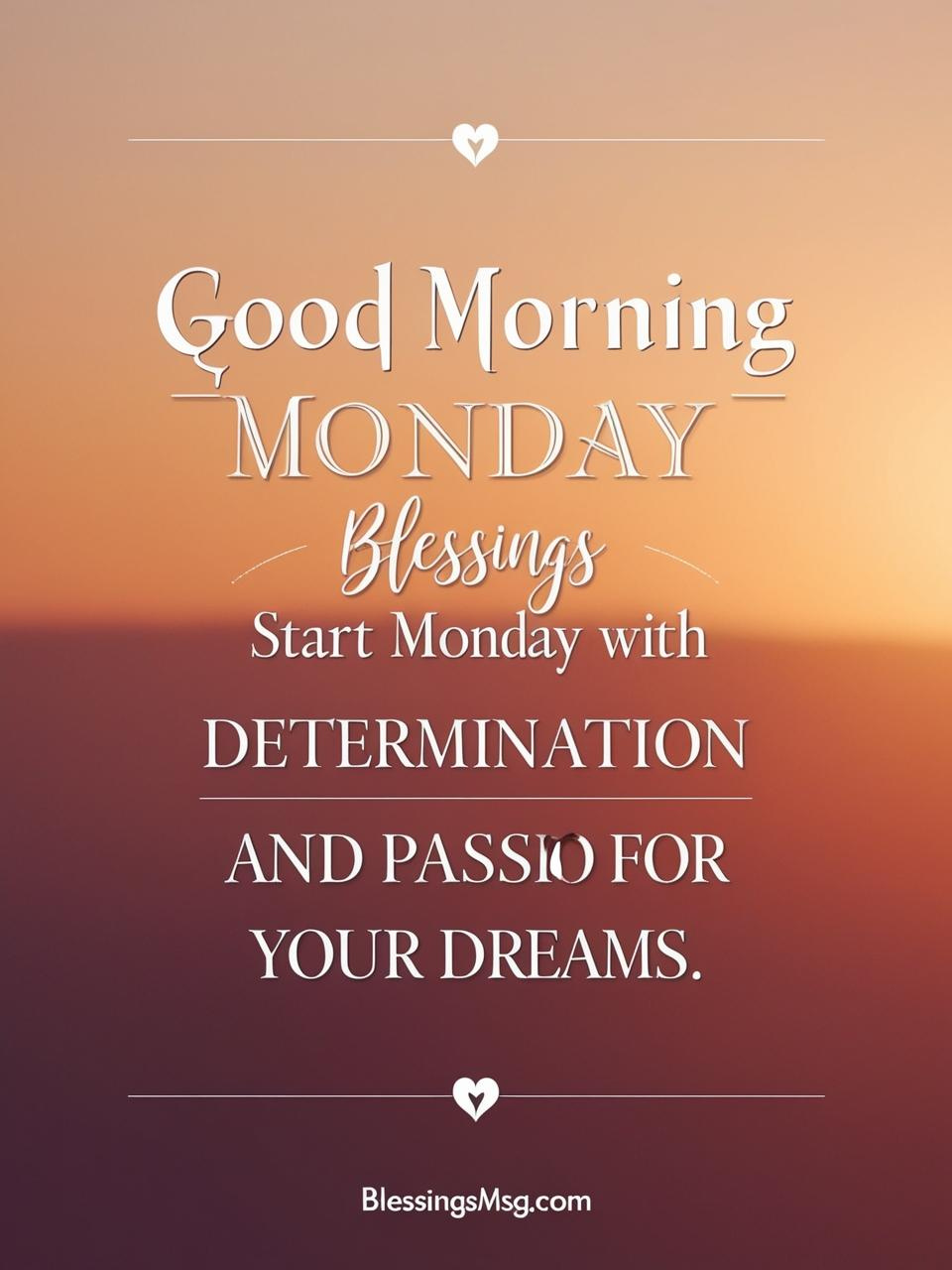 Good Morning Monday Blessings Bible Verses