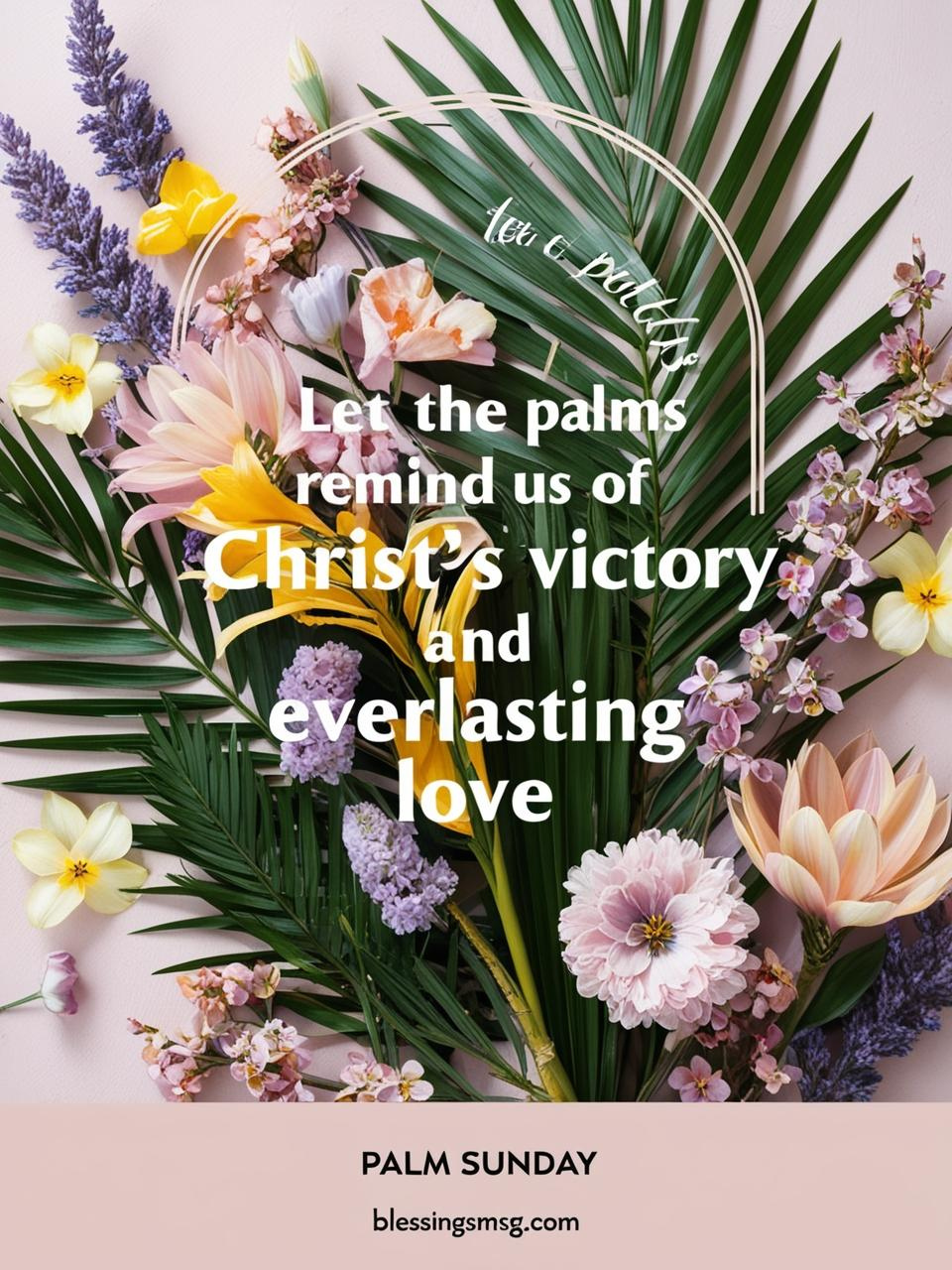 Good Morning Palm Sunday Blessings