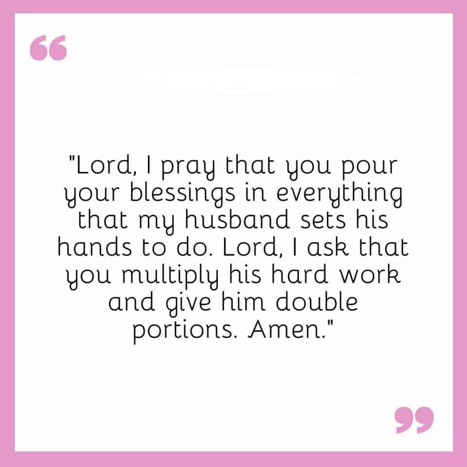 Good Morning Prayer For My Husband At Work