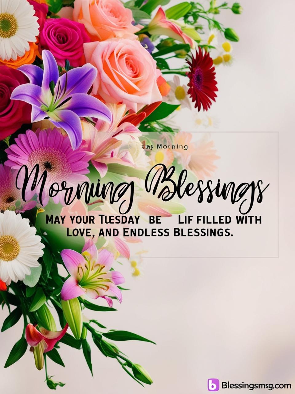 Good Morning Tuesday Blessings