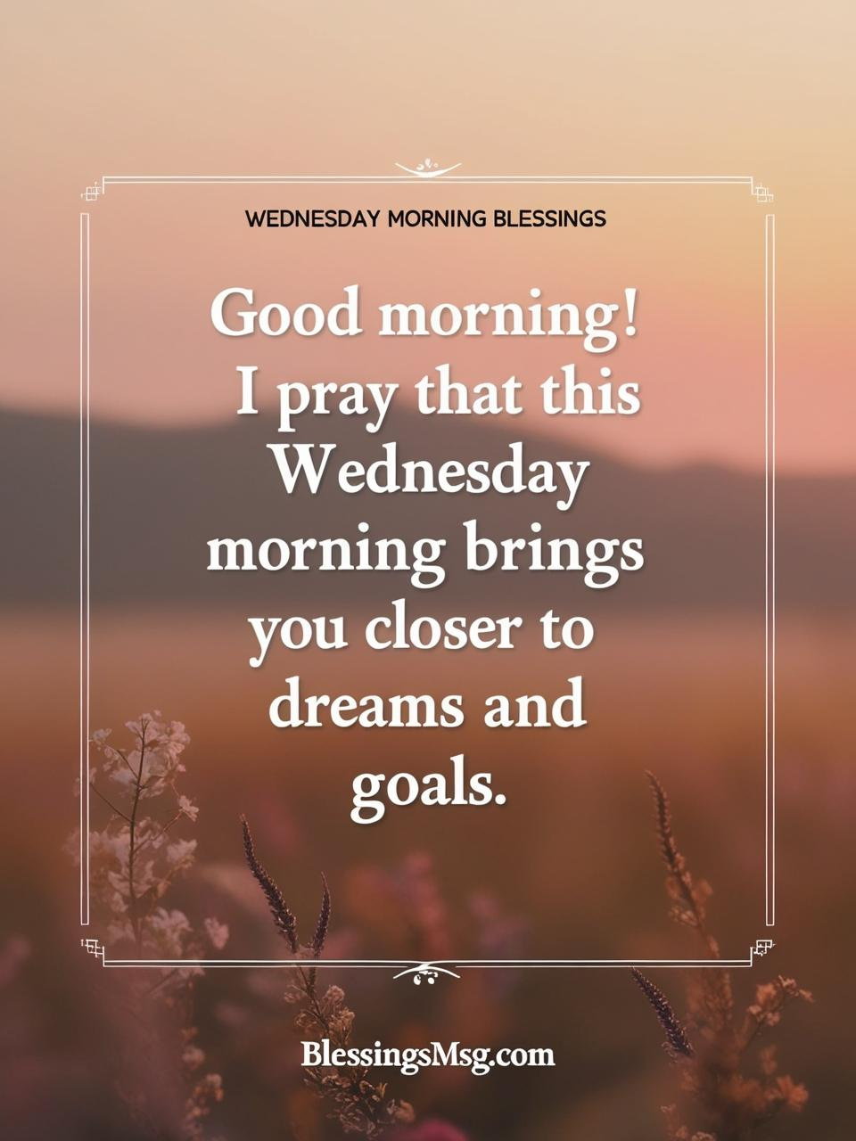 Good Morning Wednesday Blessings Images Prayers