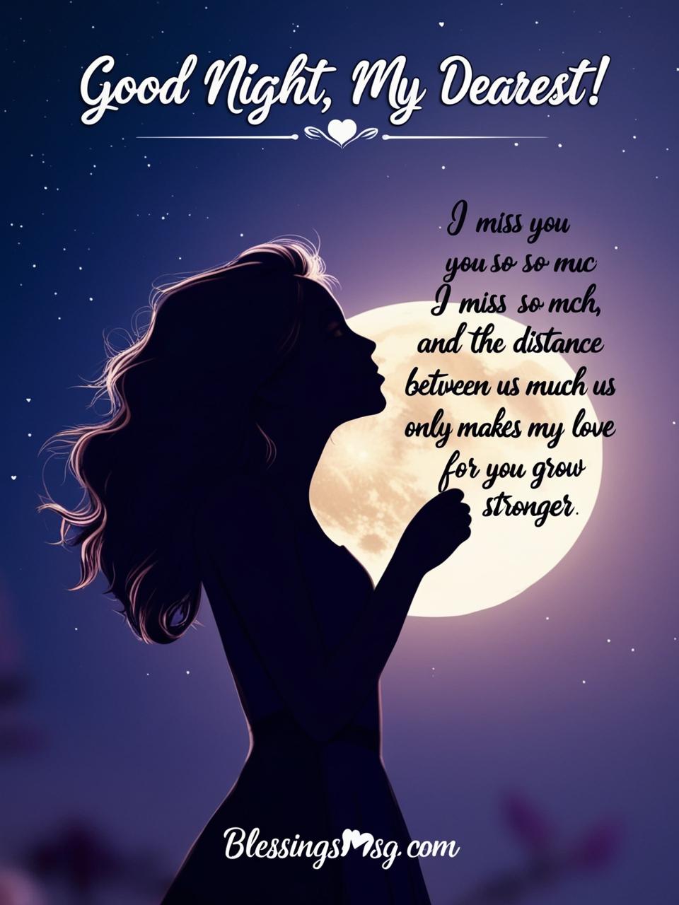 Good Night Quotes For Her Long Distance