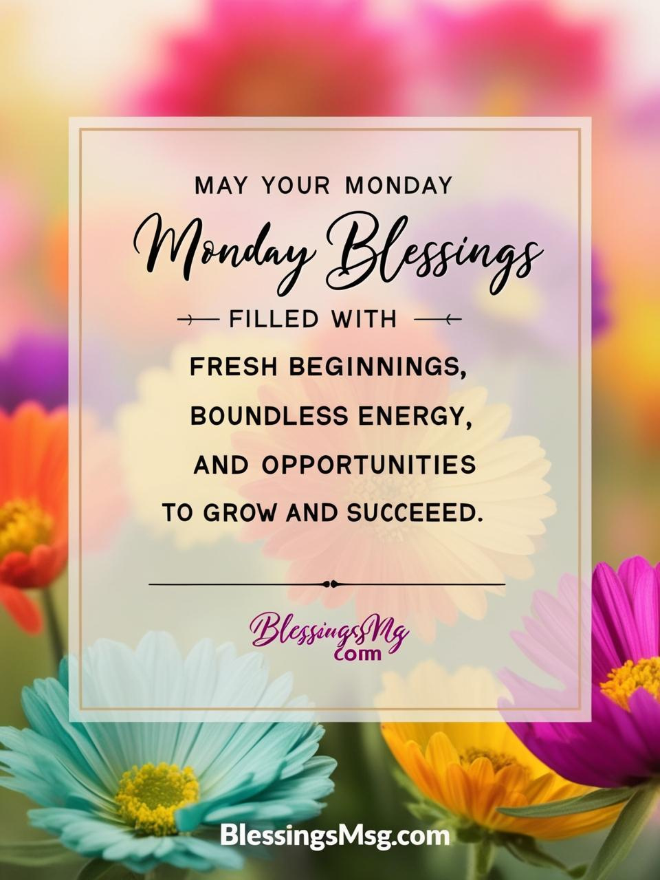 Happy Monday Blessings Images