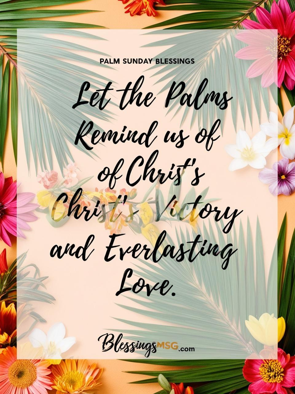 Happy Palm Sunday Blessings