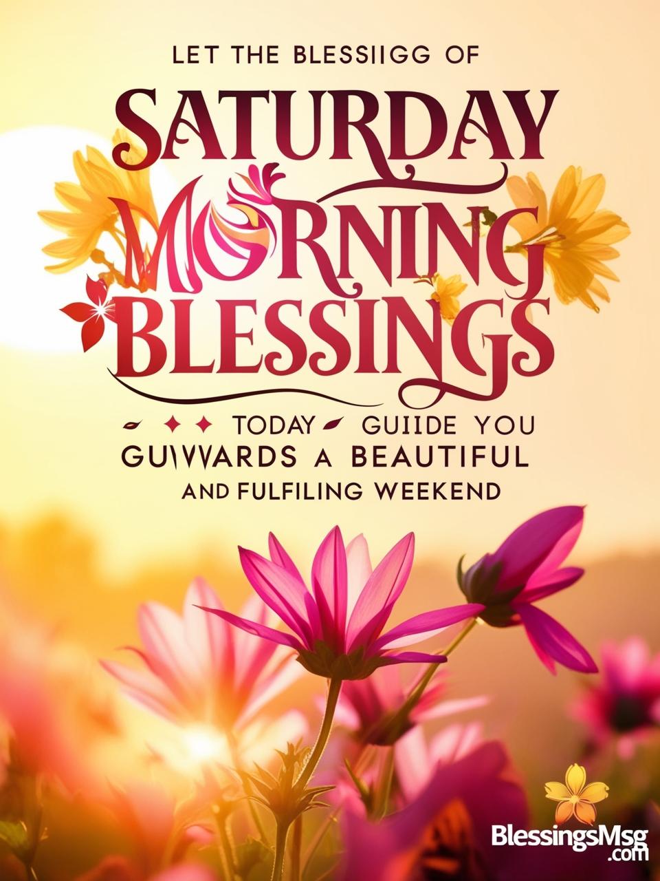 Happy Saturday Morning Blessings