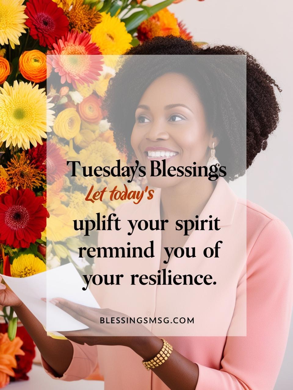 Inspiration Tuesday Blessings Images