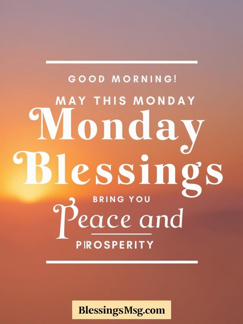 Monday Blessings Images Free