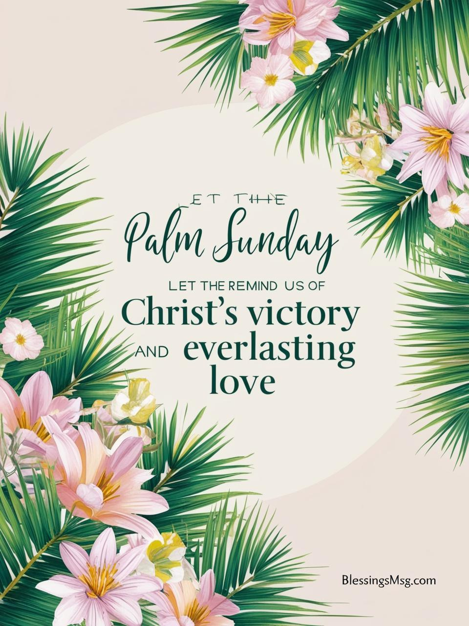 Palm Sunday Blessings