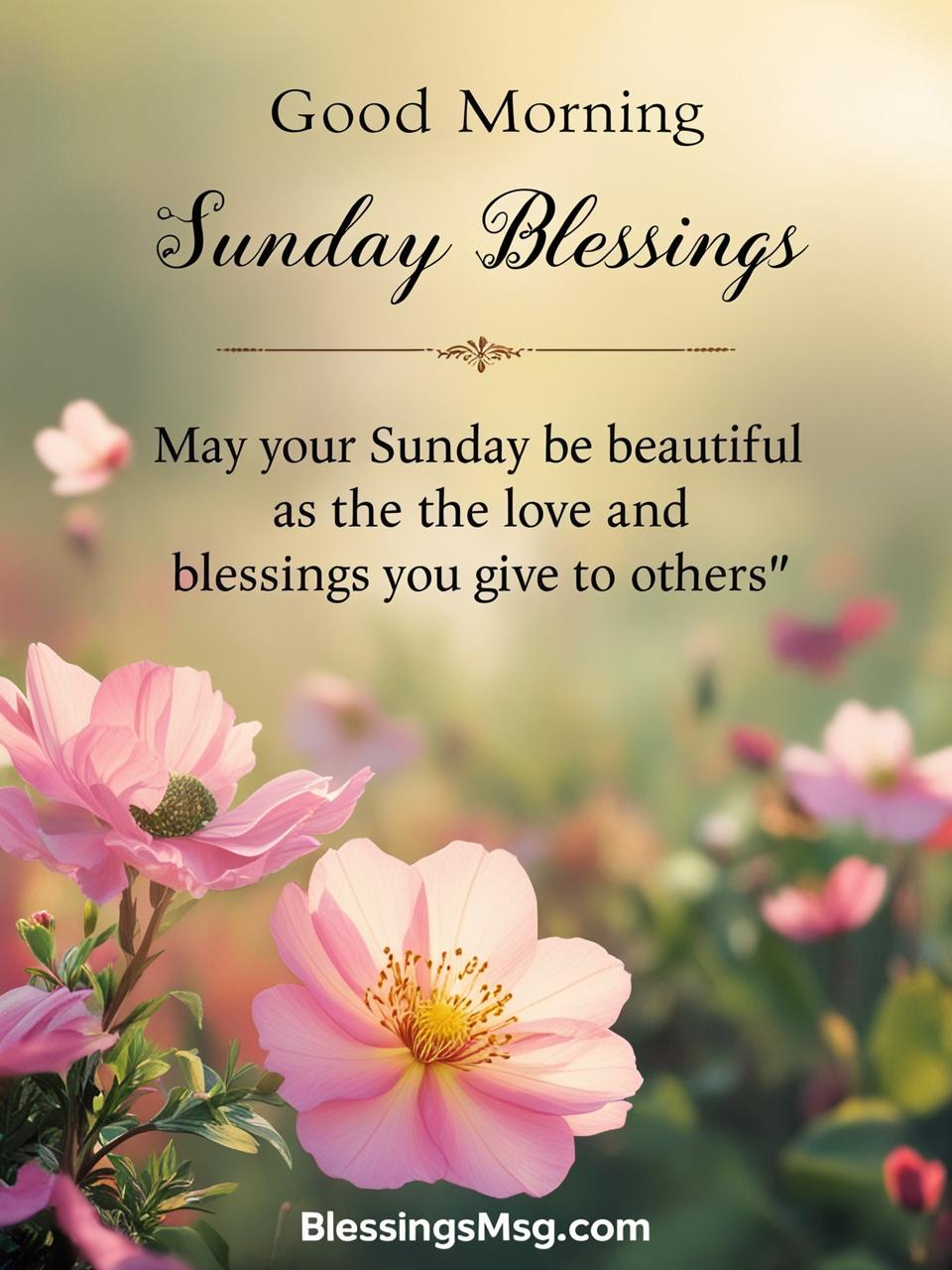 Religious Good Morning Sunday Blessings.