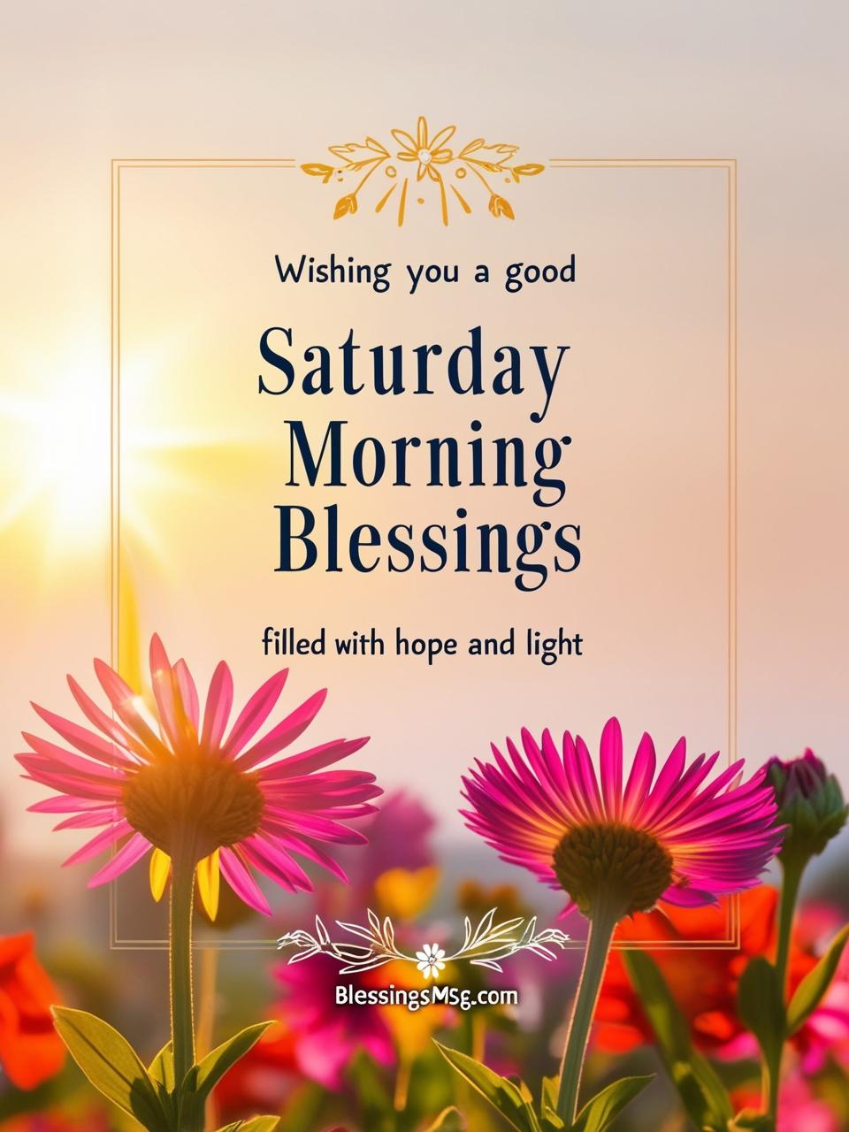 Saturday Morning Blessings