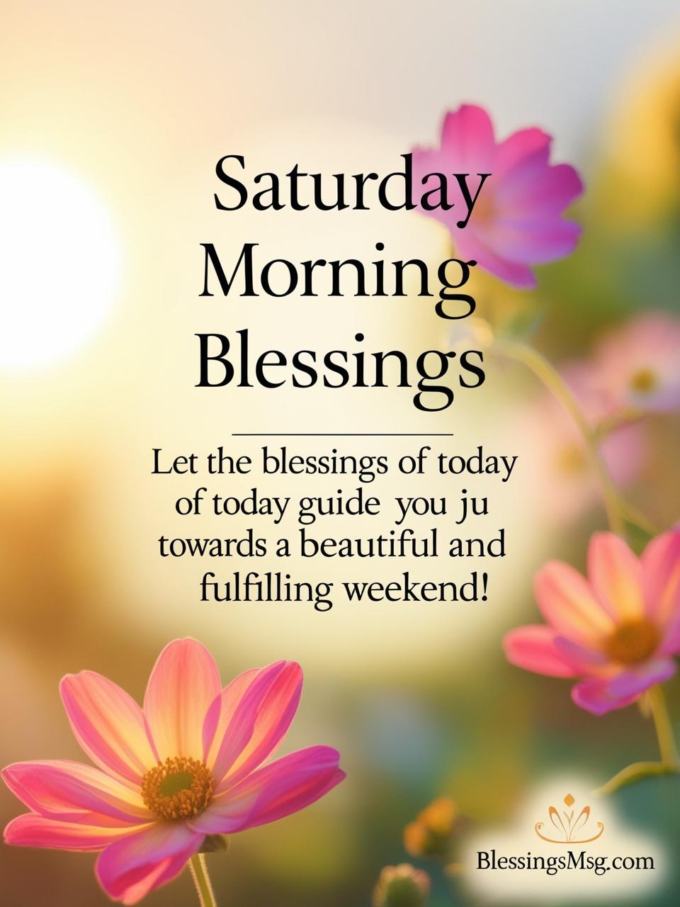 Spiritual African American Saturday Morning Blessings