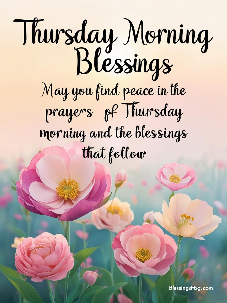 Thursday Morning Blessings Quotes