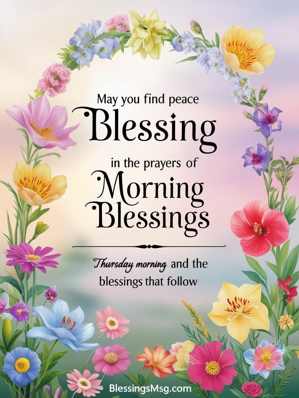 Thursday Morning Blessings