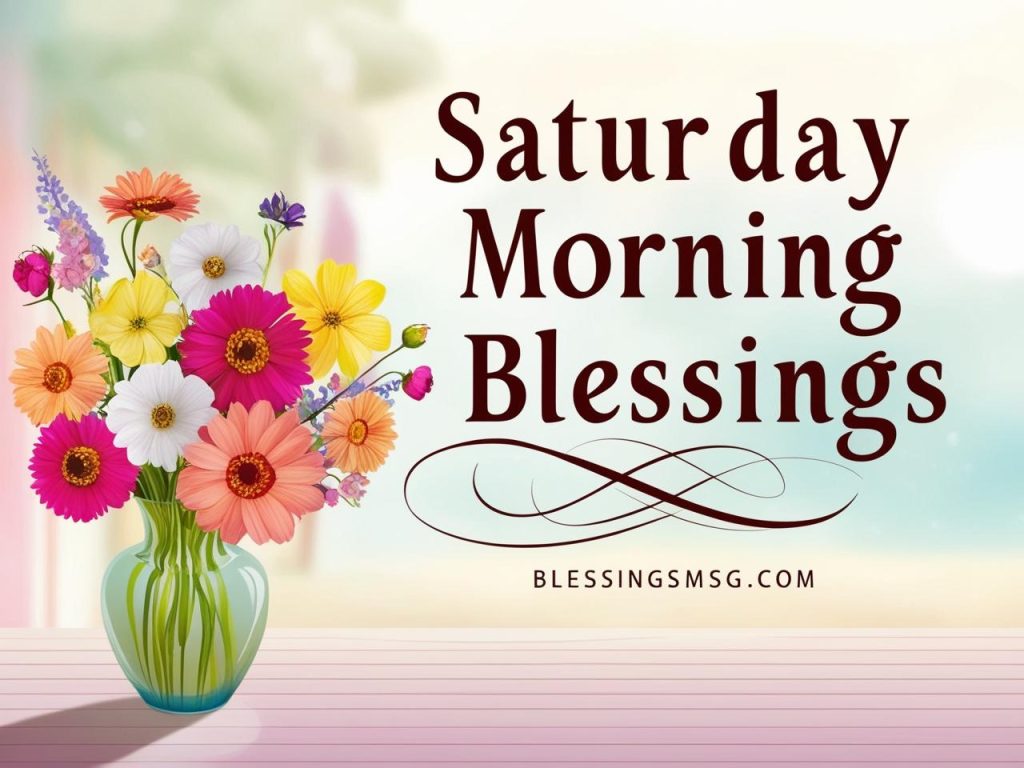 Top 100 Saturday Morning Blessings Quotes and Prayers