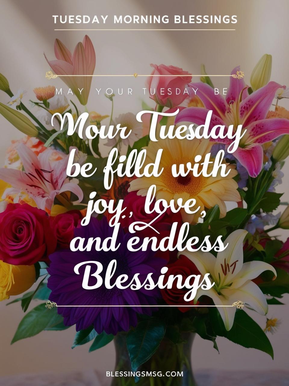 Tuesday Morning Blessings Quotes